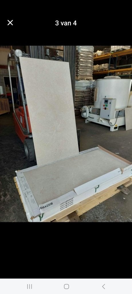Badkamertegels 11 m2, Doe-het-zelf en Verbouw, Ophalen, 60 cm of meer, Hardsteen, Nieuw