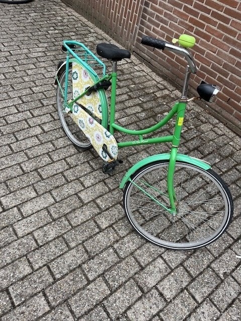Mooie retro groene dames fiets, Terugtraprem, Gebruikt, Overige merken, Ophalen