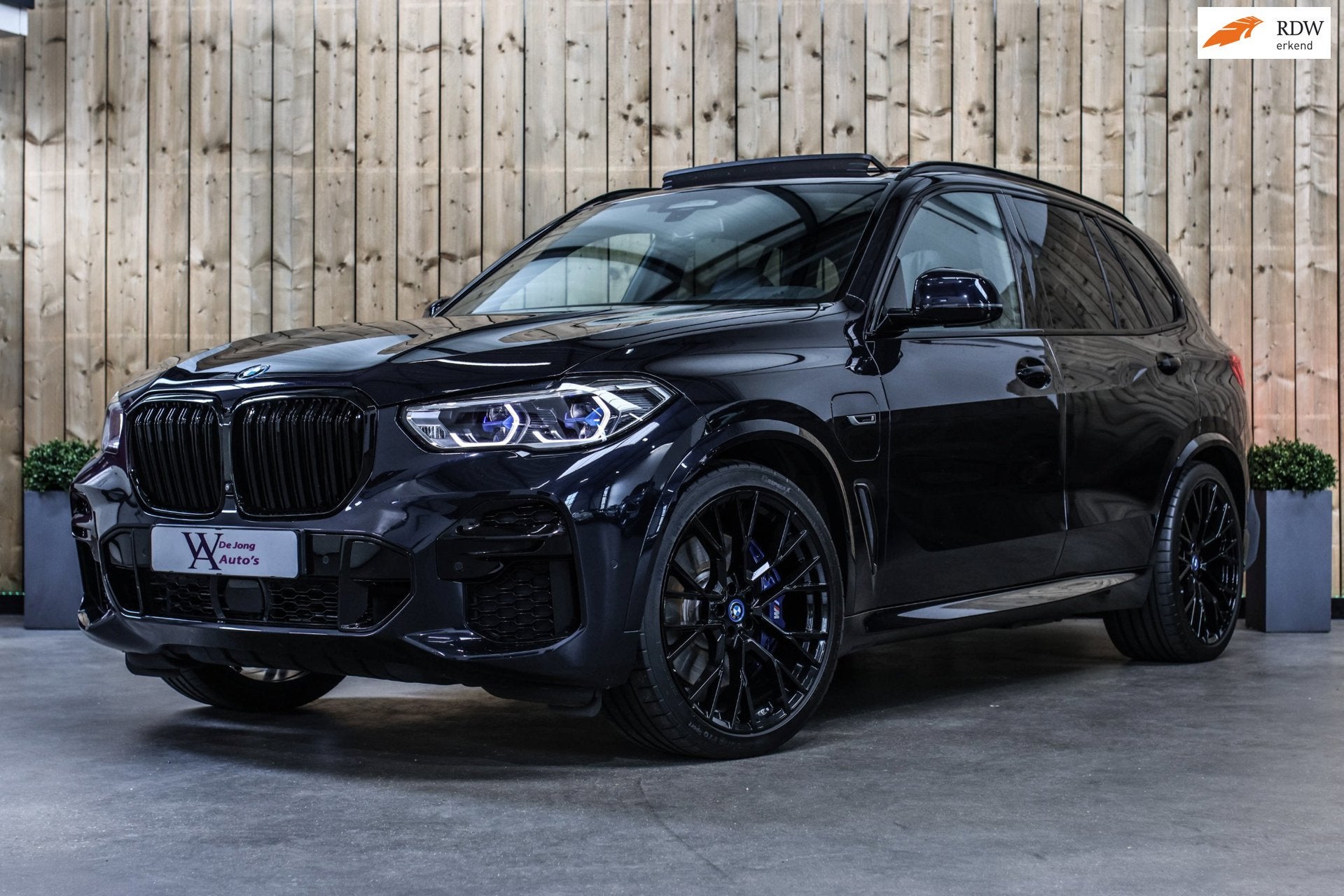 BMW X5 XDrive45e M-Sport *Pano*Massage*H/K*Laser*360 Camera*, Auto's, Gebruikt, 394 pk, Zwart, Leder