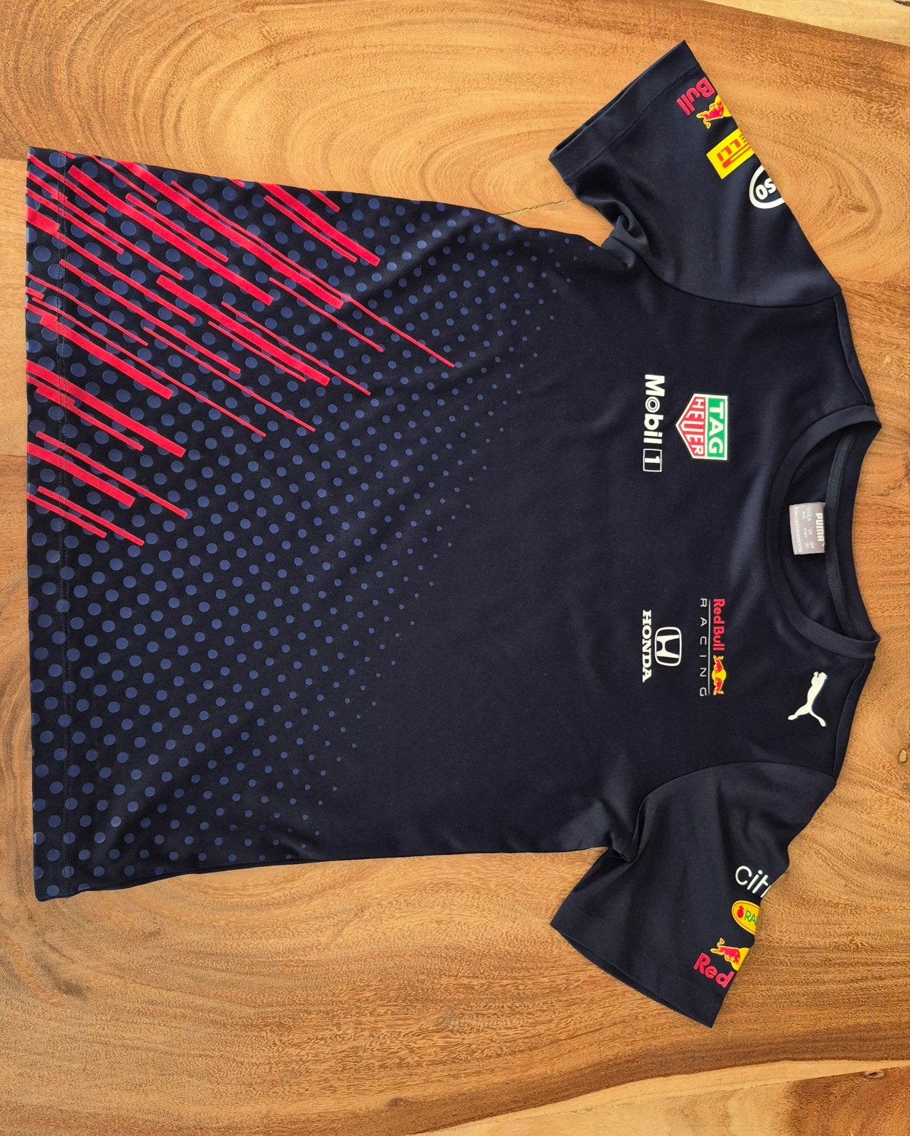 Red Bull racing t-shirt maat 152, Jongen of Meisje, Puma, Ophalen of Verzenden, Zo goed als nieuw