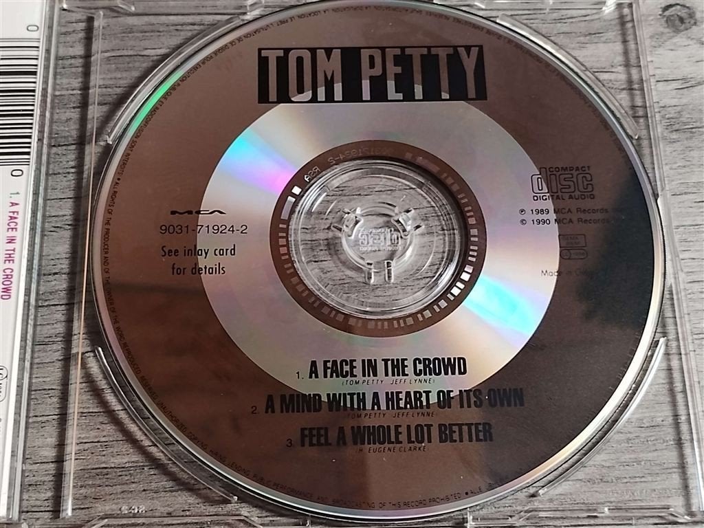 Tom Petty ‎– A Face In The Crowd [CD Single], Ophalen of Verzenden, Zo goed als nieuw, Pop
