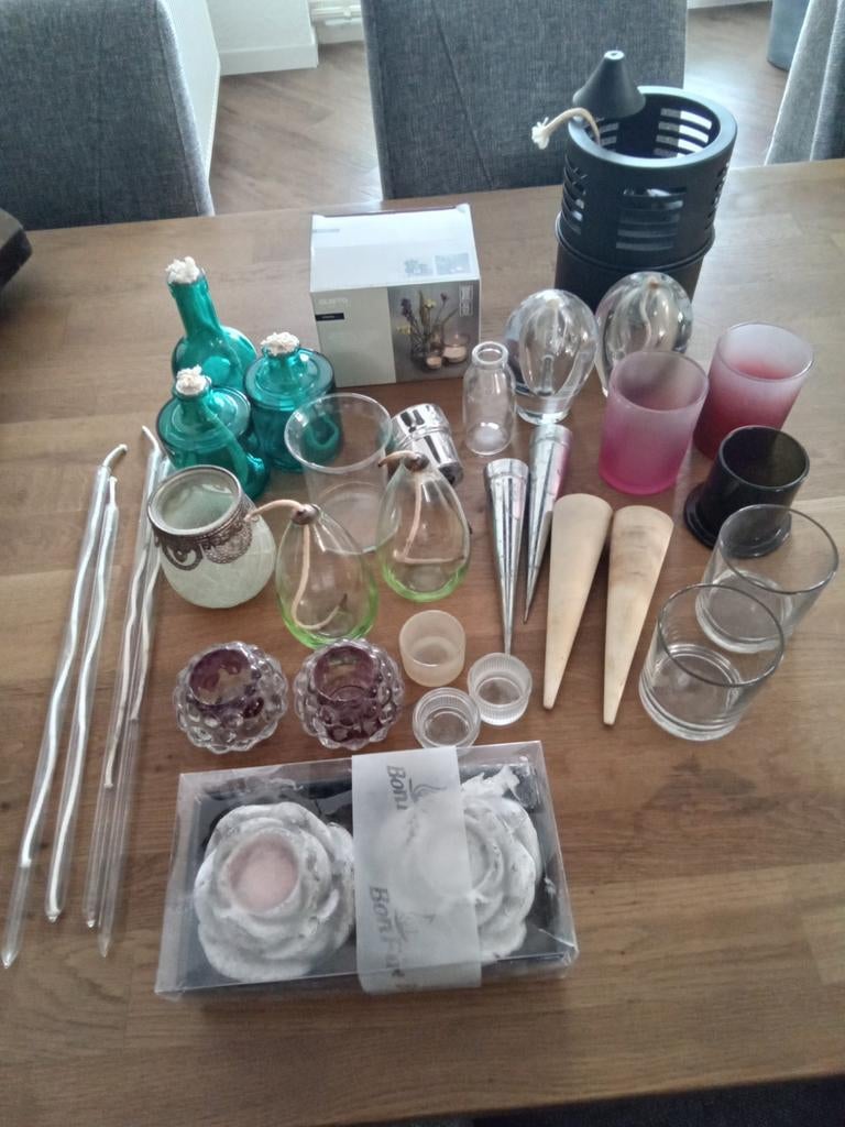 Div olielampen en waxinelichten, Ophalen, Nieuw