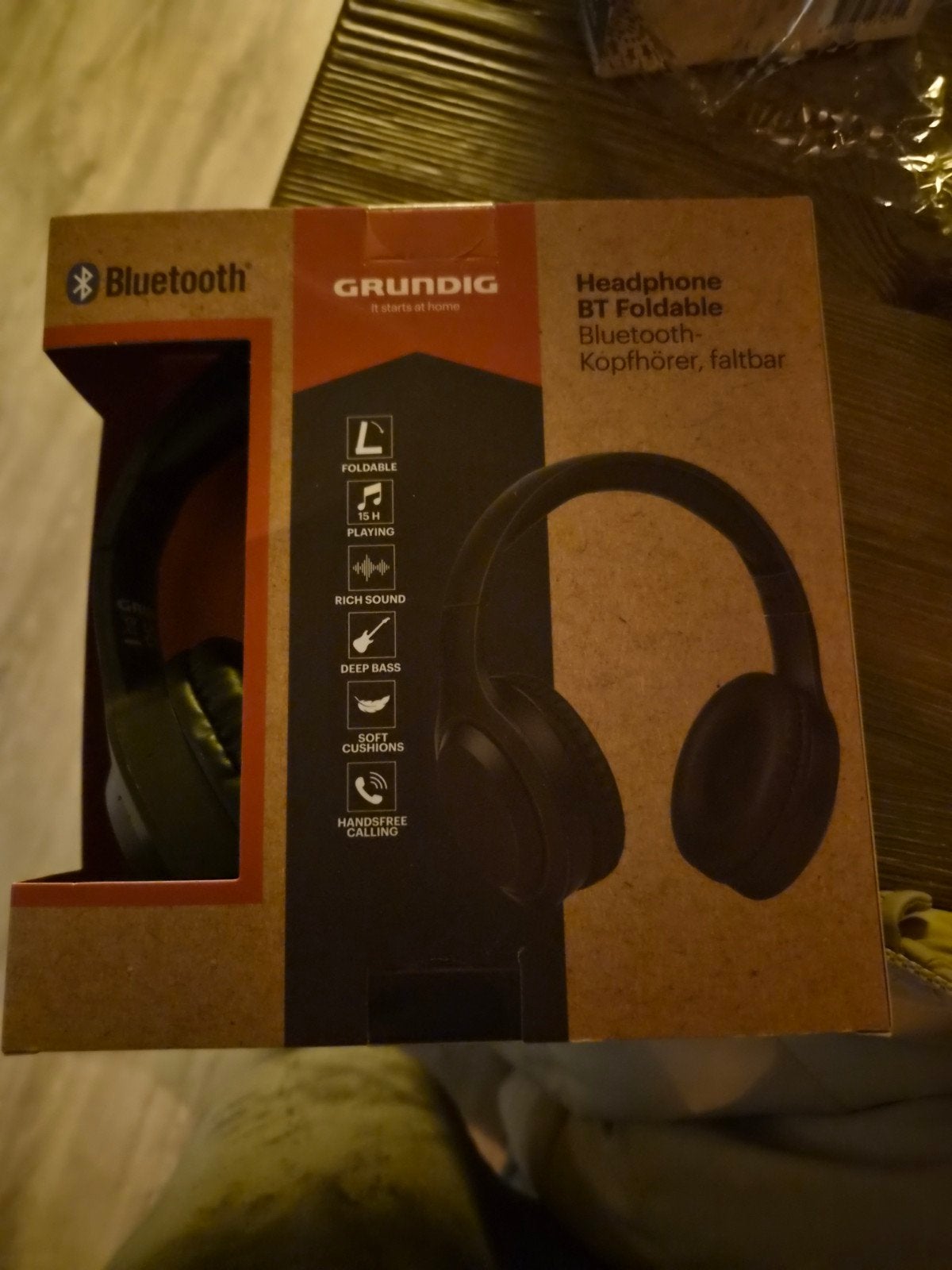Grundig Bluetooth Koptelefoon - Nieuw in Doos, Overige merken, Nieuw, Ophalen of Verzenden, Extra bas