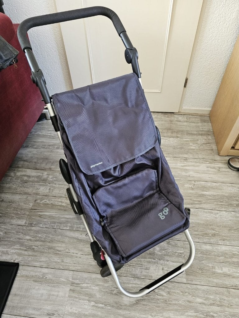 % Playmarket go+ boodschappen trolley kar go +, 30 cm of meer, Gebruikt, 75 cm of meer, Wieltjes