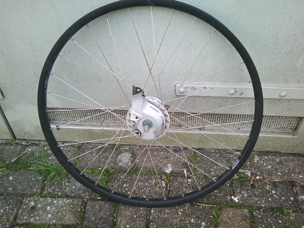Nexus 7 versnellingen  velg 28 inch met rollerbrake, Fietsen en Brommers, Fietsonderdelen, Wiel, Gebruikt, Ophalen of Verzenden