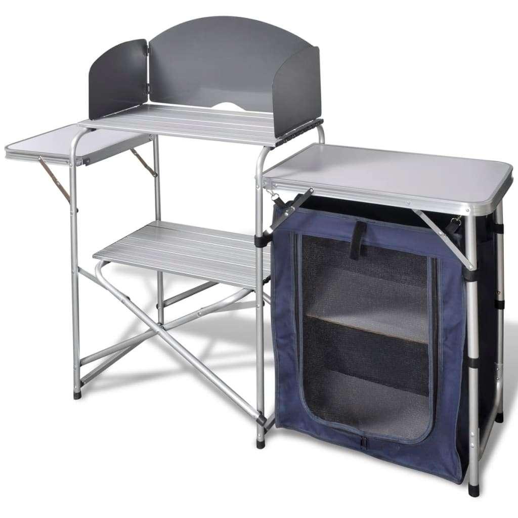 Campingkeuken kampeerkeuken inklapbaar alu GRATIS BEZORGD!, Campingtafel, Verzenden, Nieuw, Nvt