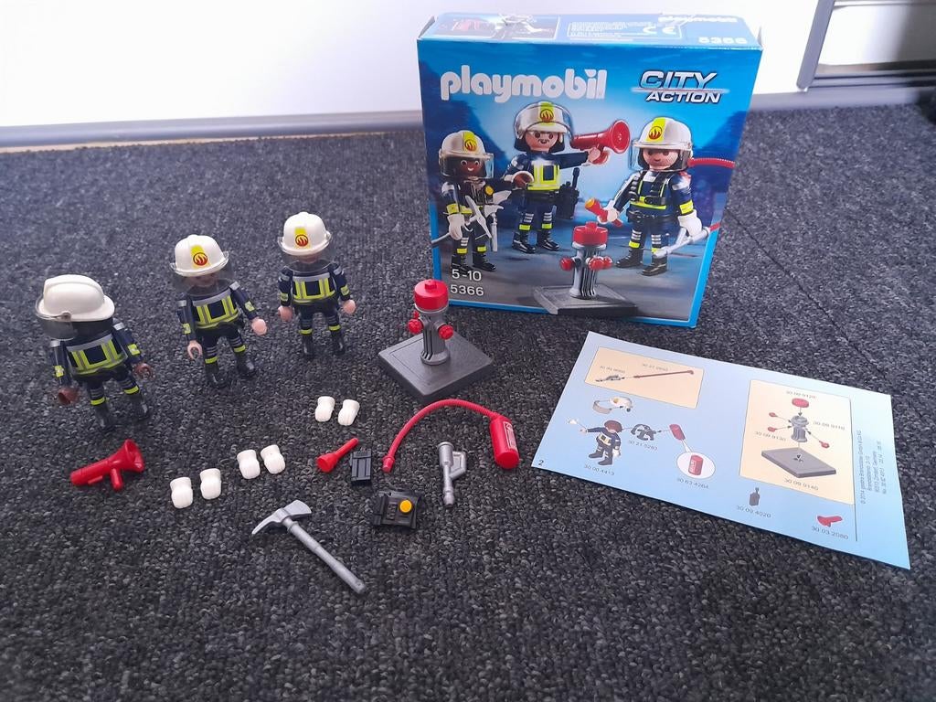 Playmobil City Action Brandweerlieden 5366, Ophalen of Verzenden, Zo goed als nieuw