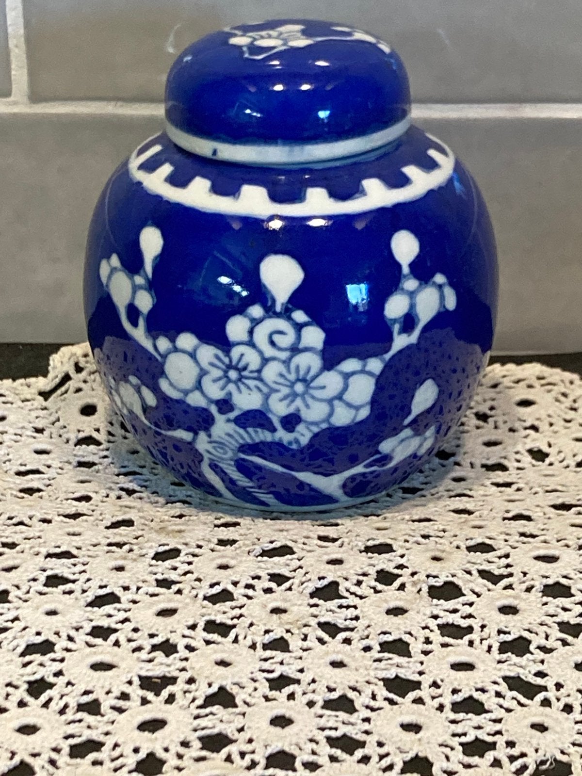 Chinees porseleinen gemberpotje (120326h), Ophalen of Verzenden