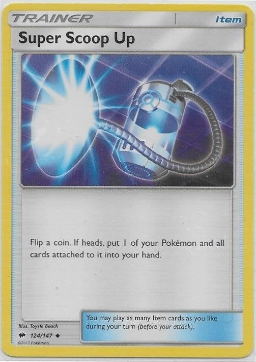 Burning Shadows,  Super Scoop Up [uncommon] 124/147, Verzenden, Nieuw, Losse kaart