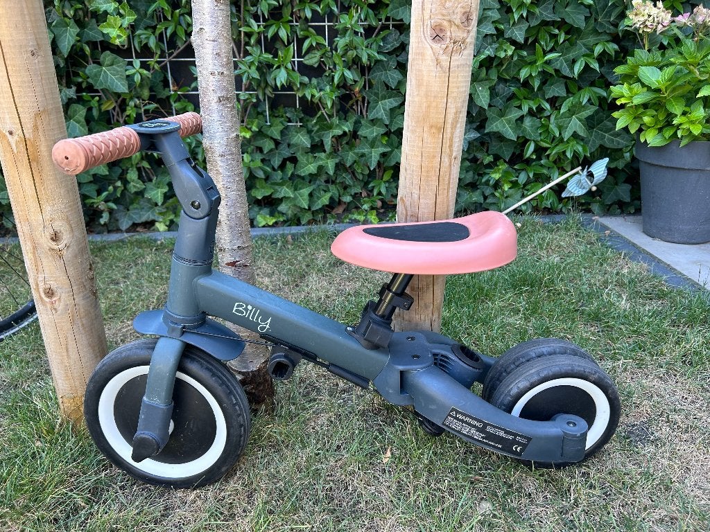 Billy 4-in-1 Driewieler / Loopfiets. 2 beschikbaar!, Ophalen, Gebruikt, Verstelbare zitting