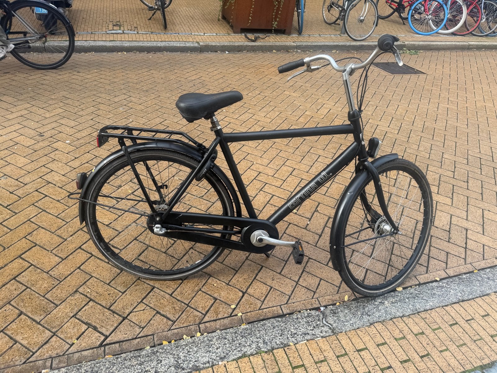 Cortina Herenfiets met versnellingen en handremmen., Overige merken, Terugtraprem, Gebruikt, Budgetbikes