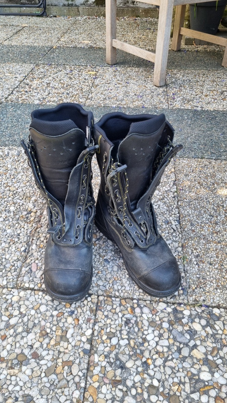 Militaire en brandweerlaarzen - 3 paar, Ophalen of Verzenden, Zwart, Boots