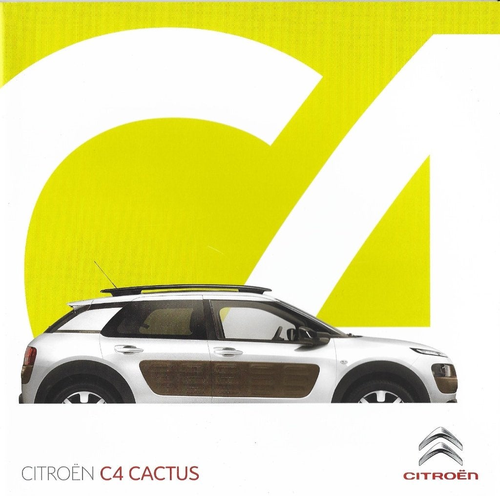 Brochure Citroen C4 Cactus Mei 2014, Ophalen of Verzenden, Gelezen, Citroën