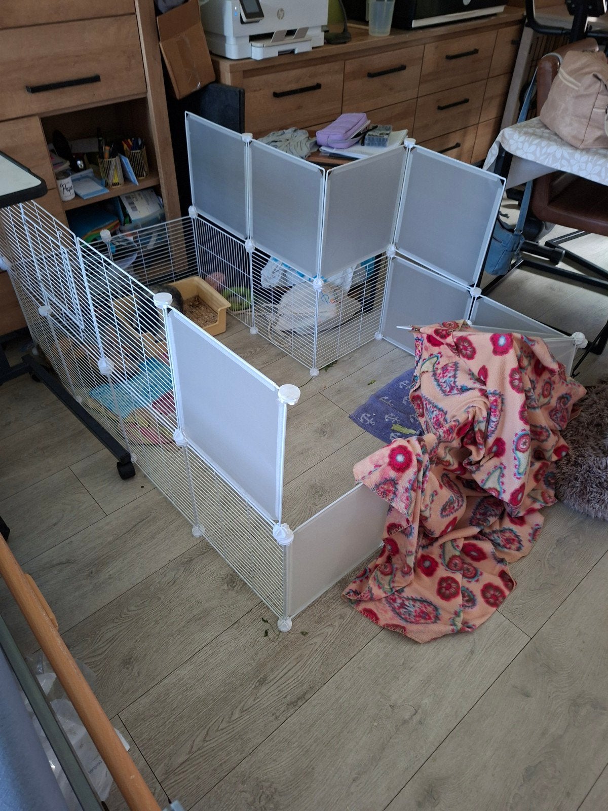 Konijn ren met losse onderdelen 2x bijna gratis, Ophalen, Zo goed als nieuw, Overige typen