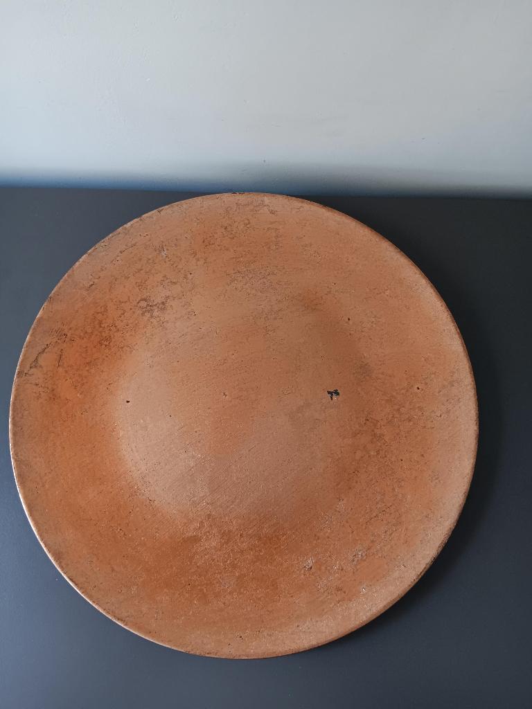 Goudkleurige decoratieve schaal kunststof, Kunststof, Gebruikt, Schaal, Rond