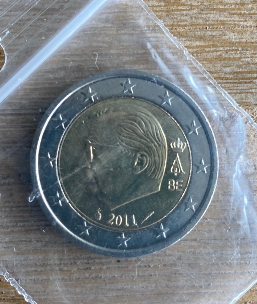 Belgie 2 euro, Ophalen of Verzenden, Losse munt