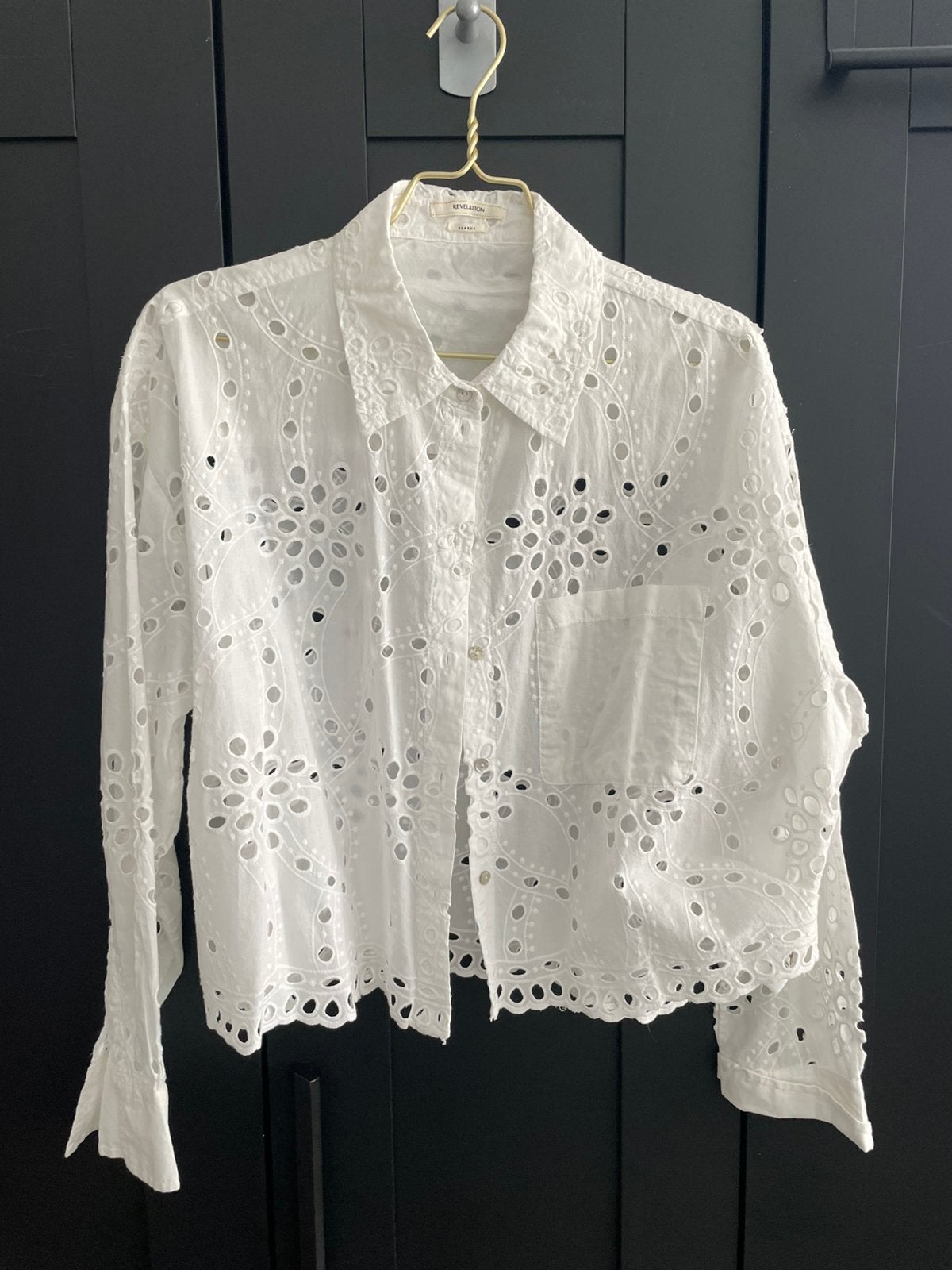 Wit blousje/ jasje/ vest €12,50, Ophalen of Verzenden, Zo goed als nieuw, Maat 46/48 (XL) of groter, Wit