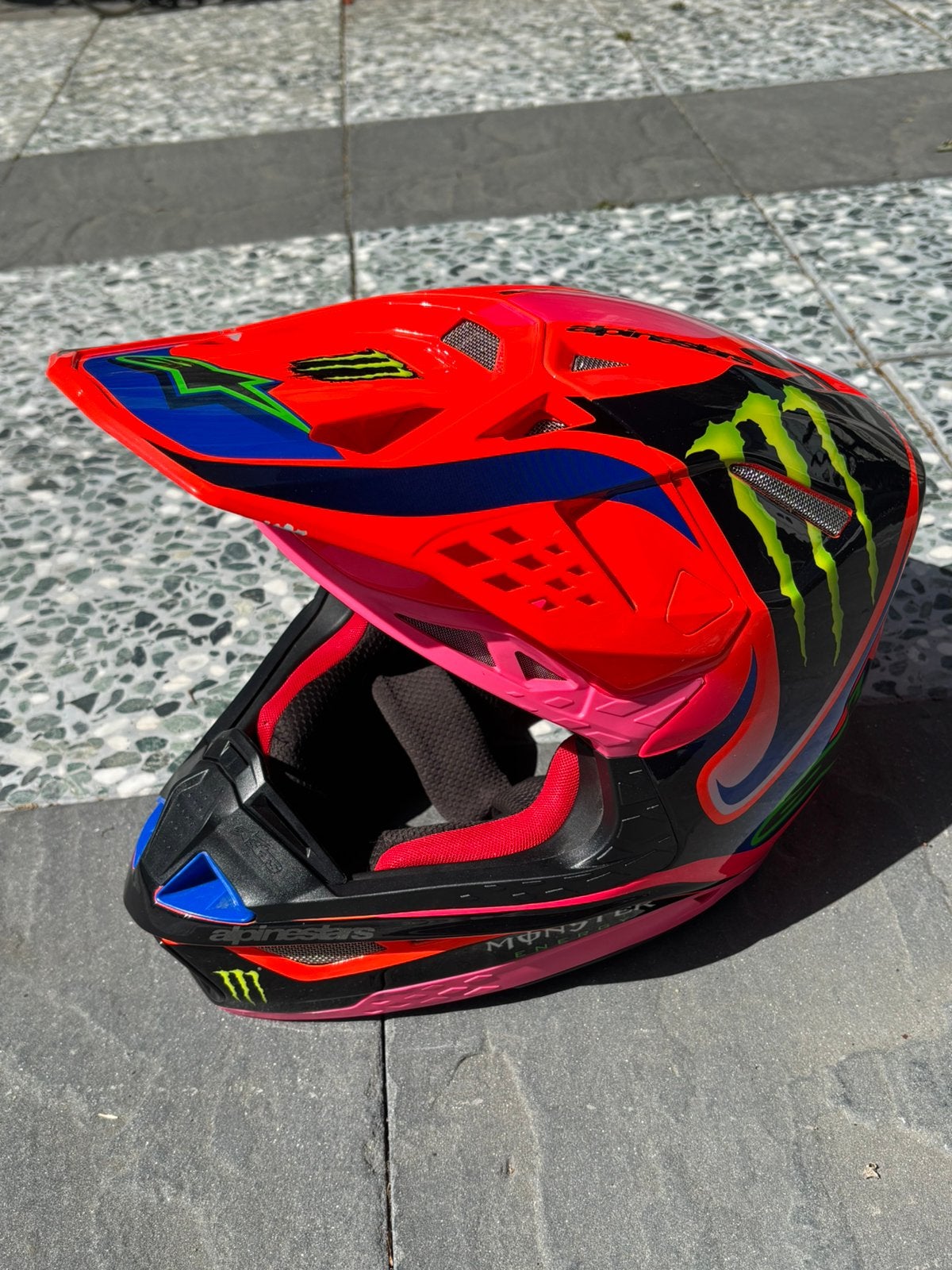 Alpinestars Supertech m10 crosshelm deegan, Motoren, Tweedehands, Ophalen, Overige merken, Heren