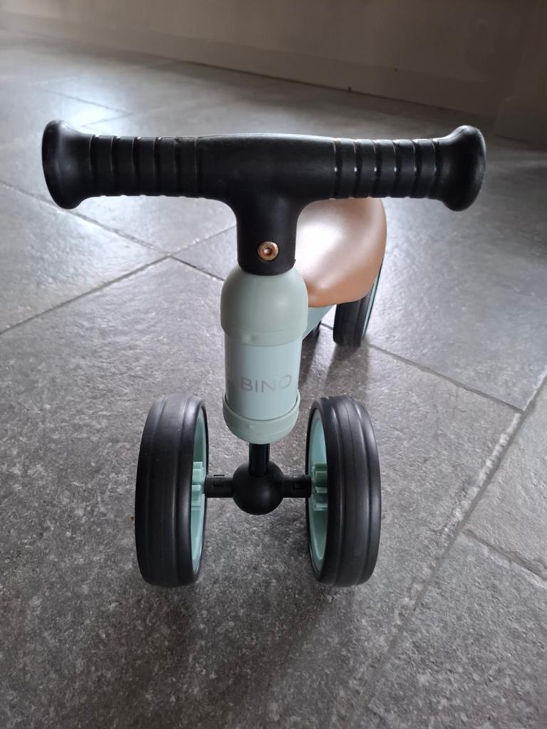 Peuterloopfiets, Ophalen