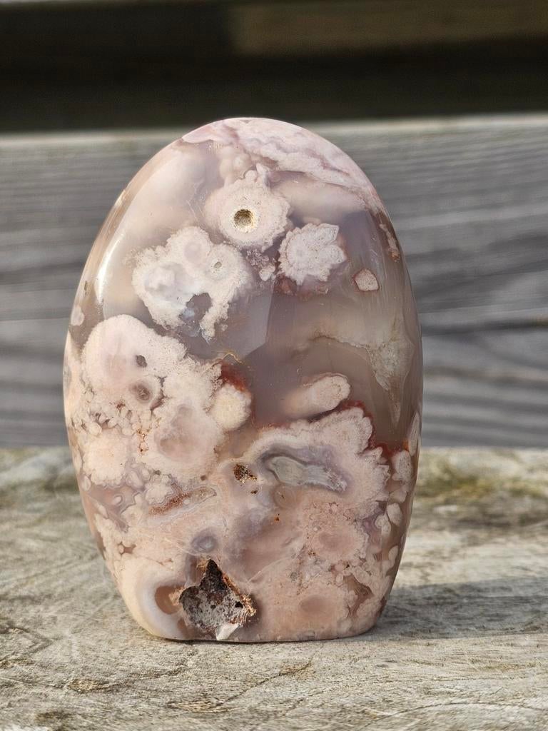 Mooi bloemagaat sculptuur, Ophalen of Verzenden