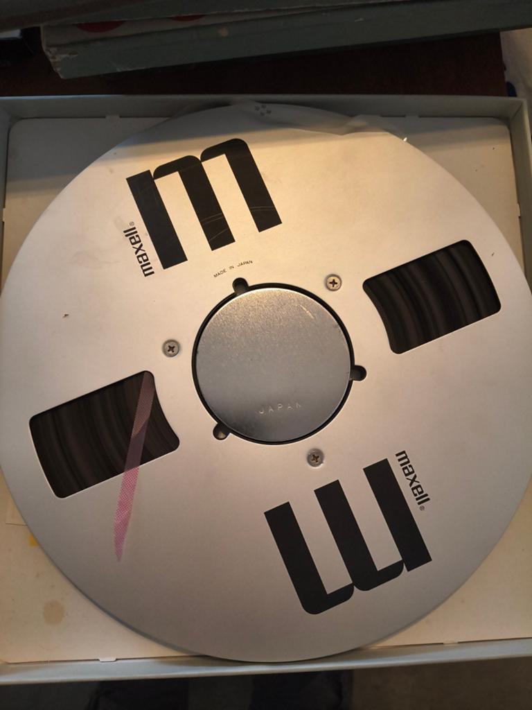 Maxell 35-180B metalen reel - Bandrecorder onderdeel, Audio, Tv en Foto, Bandrecorders, Ophalen of Verzenden, Onderdeel