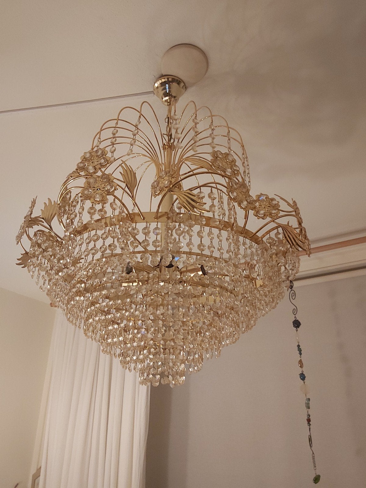 2 gave vintage hollywood regency palwa swarovski kristallen, Huis en Inrichting, Ophalen of Verzenden, Zo goed als nieuw