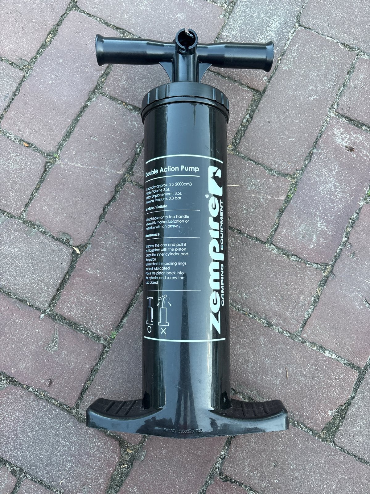 Zempire Double Action Pomp met drukmeter, Ophalen of Verzenden, Zo goed als nieuw
