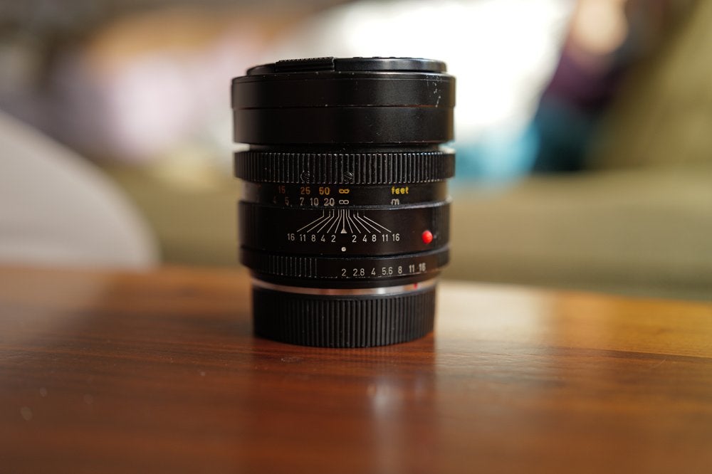 Leica Summicron-R 90mm f/2 lens, Audio, Tv en Foto, Fotografie | Lenzen en Objectieven, 90 mm, Gebruikt, Ophalen of Verzenden