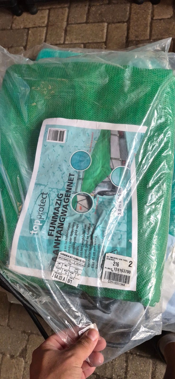 Fijnmazig Aanhangwagennet - Nieuw in verpakking, Ophalen of Verzenden