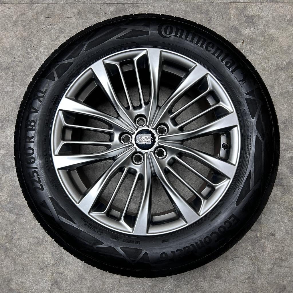 18 inch originele Vignale velgen + zomerbanden Ford Kuga MK3, 18 inch, Gebruikt, Ford, Banden en Velgen