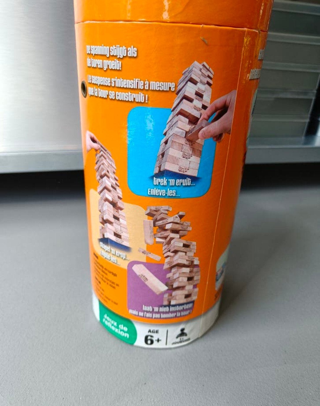 Origineel Jenga stapelspel - Compleet en in goede staat, Hobby en Vrije tijd, Gezelschapsspellen | Overige, Vijf spelers of meer