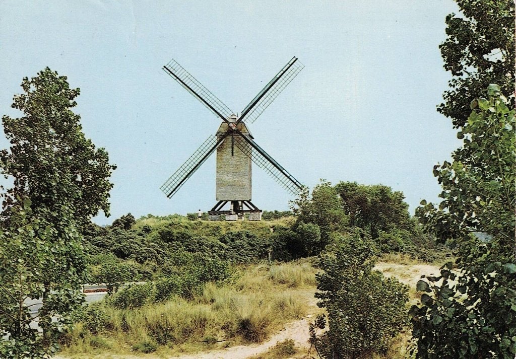 Koksijde-Bad De oude molen 18, Ophalen of Verzenden, 1960 tot 1980, Gelopen, België en Luxemburg