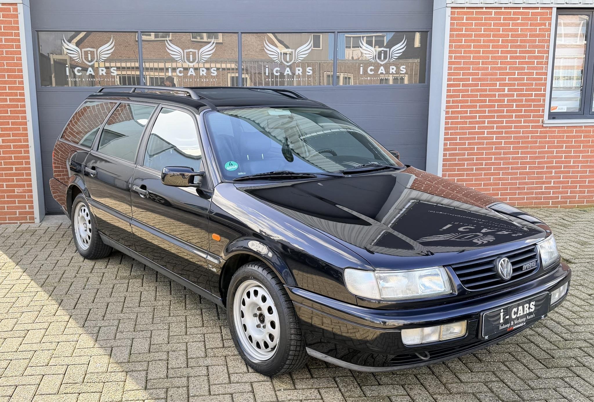 Volkswagen Passat Variant 2.8 VR6 Exclusiv 2e eigenaar Young, Auto's, Volkswagen, Stof, Gebruikt, Zwart, 1390 kg