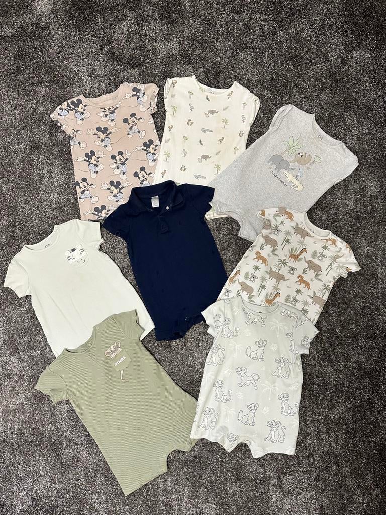 8- delige set zomerpakjes C&A maat 80, Ophalen of Verzenden, Gebruikt, Jongetje of Meisje