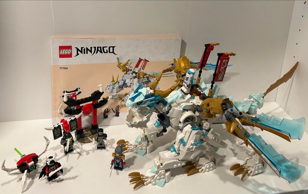 LEGO Ninjago 71786 Zane's IJsdraak Voertuig, Lego, Ophalen of Verzenden, Zo goed als nieuw, Compleet