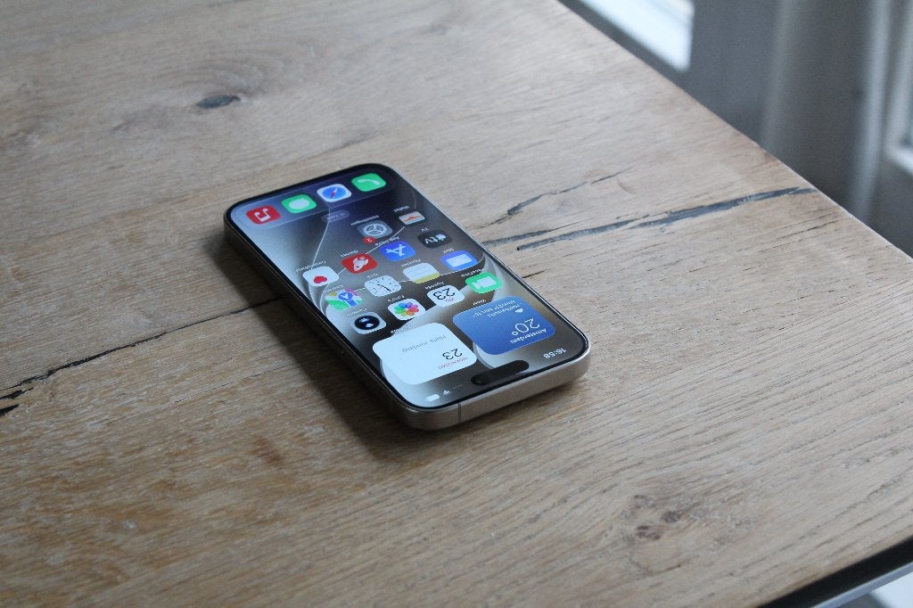 Apple iPhone 15 Pro - 128GB - Naturel Titanium (grijs), Apple, 88 %, Ophalen of Verzenden, Apple