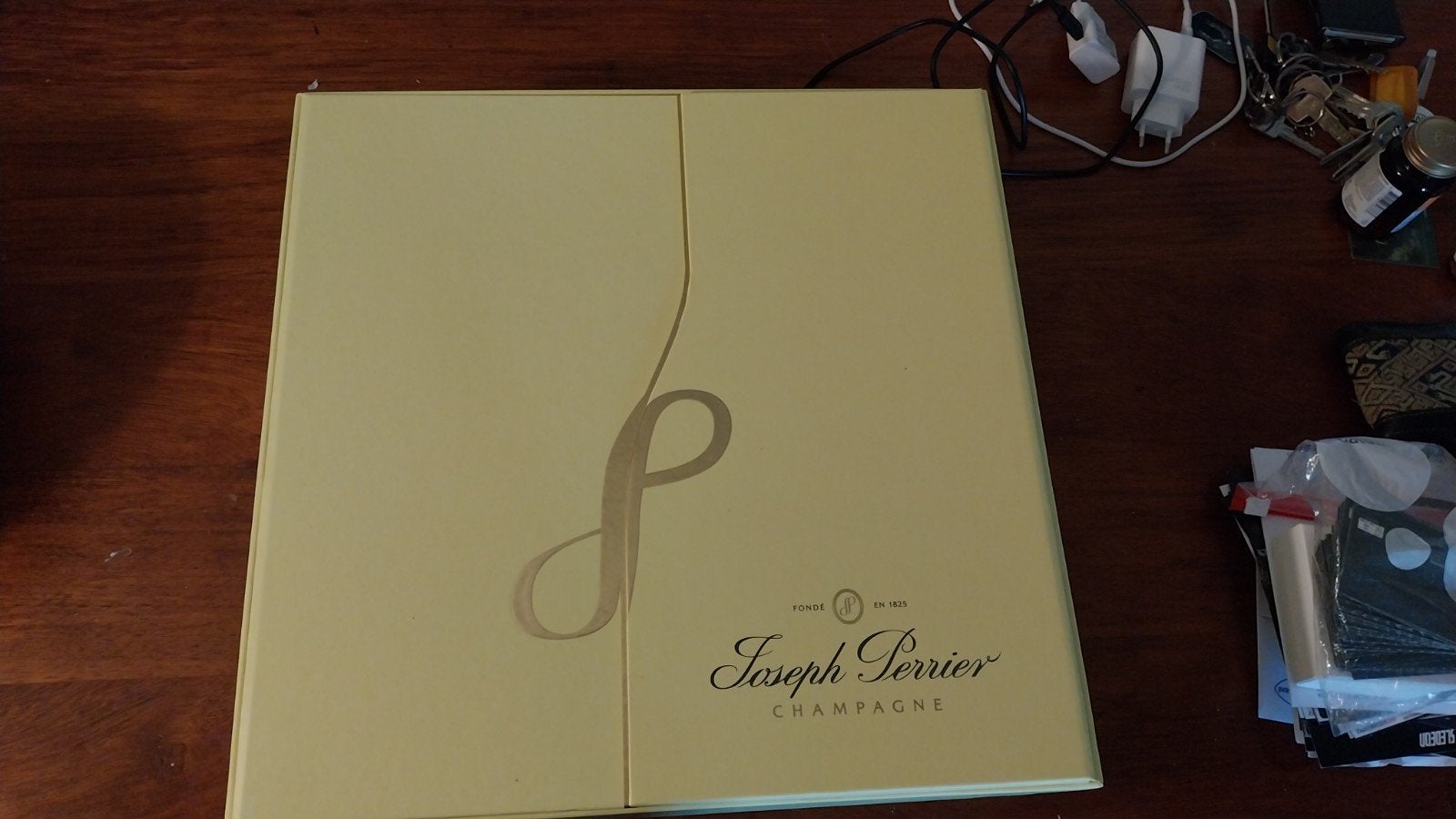 Joseph Perrier Champagne geschenkset met glazen, Meerkleurig, Nieuw, Ophalen of Verzenden, Modern