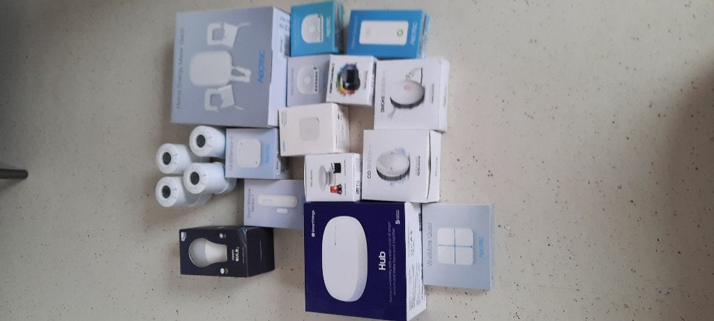 Z-Wave Aeotec, Fibaro, Danfoss – 17 stukken, Ophalen of Verzenden, Zo goed als nieuw