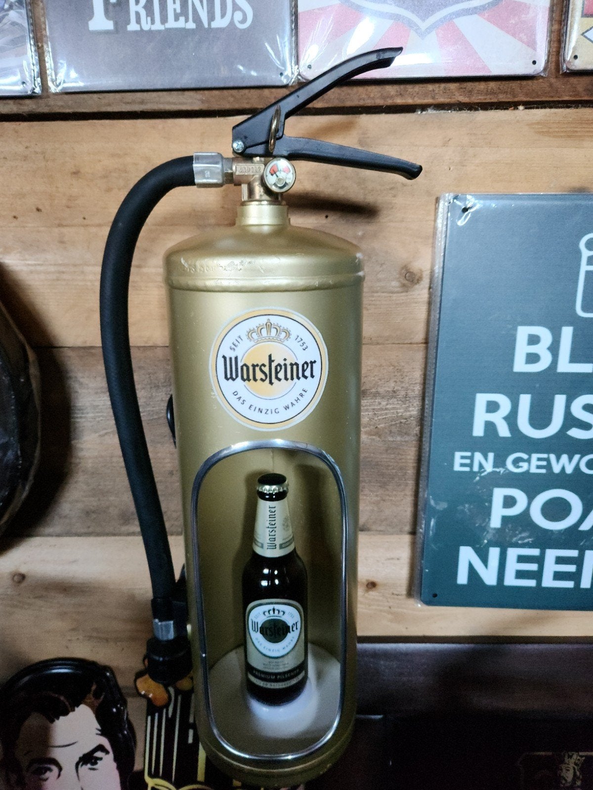 WARSTEINER brandblusser met ledverlichting, Ophalen of Verzenden, Nieuw, Overige merken