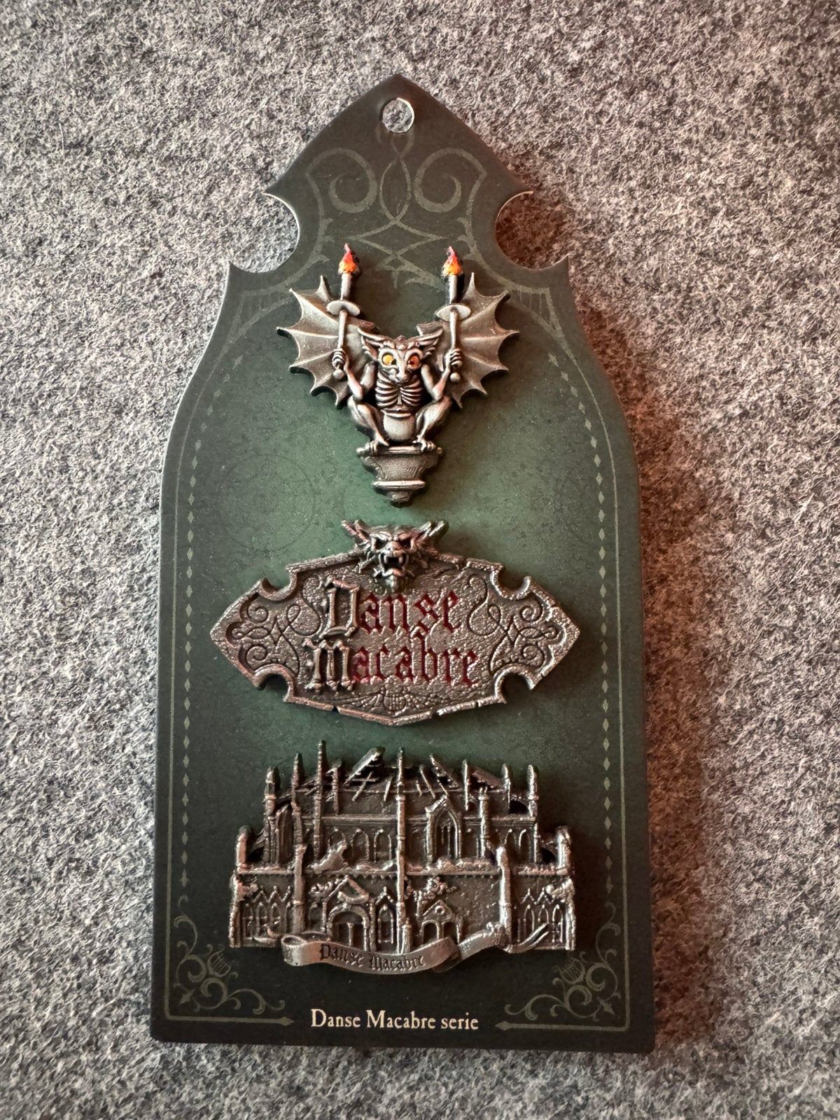 Efteling pin Danse Macabre, Ophalen, Zo goed als nieuw, Button of Speldje
