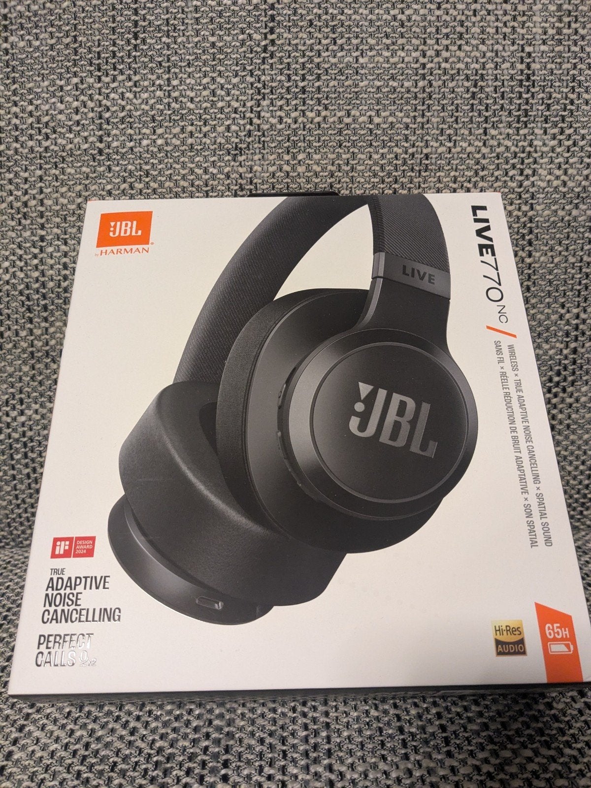 JBL Live 770NC Nieuw Koptelefoon Headset met doos Garantie t