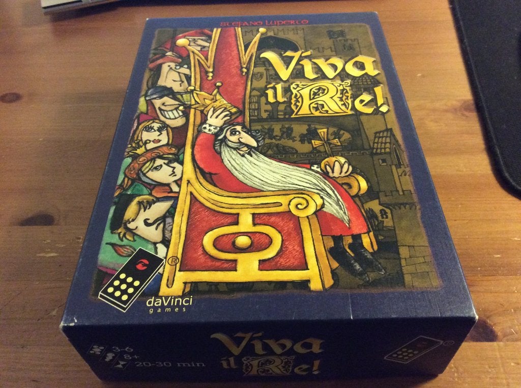 Viva il Re. spel van DaVinci games, Drie of vier spelers, Ophalen of Verzenden, Gebruikt, Da Vinci Games