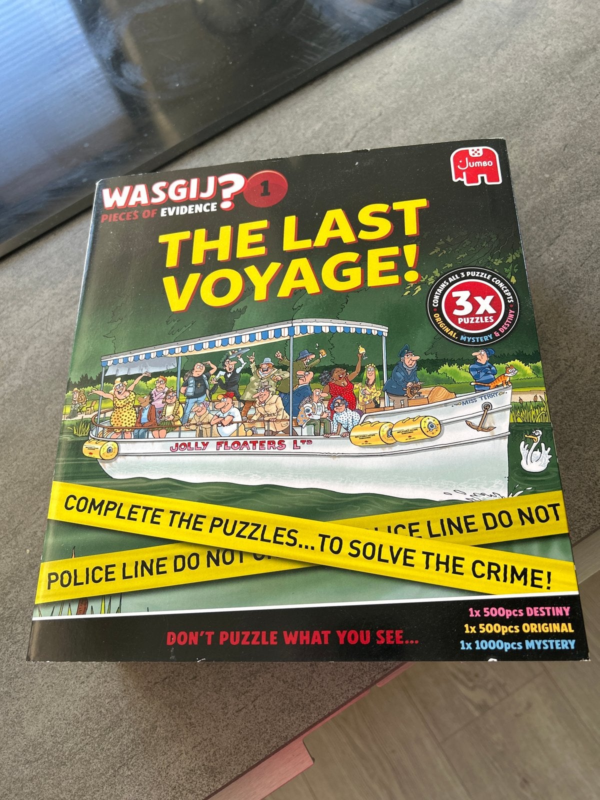 Wasgij? The Last Voyage! 3-puzzels (2 x 500, 1x 1000stukjes), Ophalen of Verzenden, Zo goed als nieuw