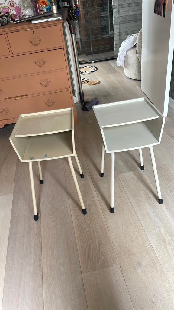 2 nachtkastjes, Ophalen of Verzenden, 45 tot 65 cm, Minder dan 55 cm