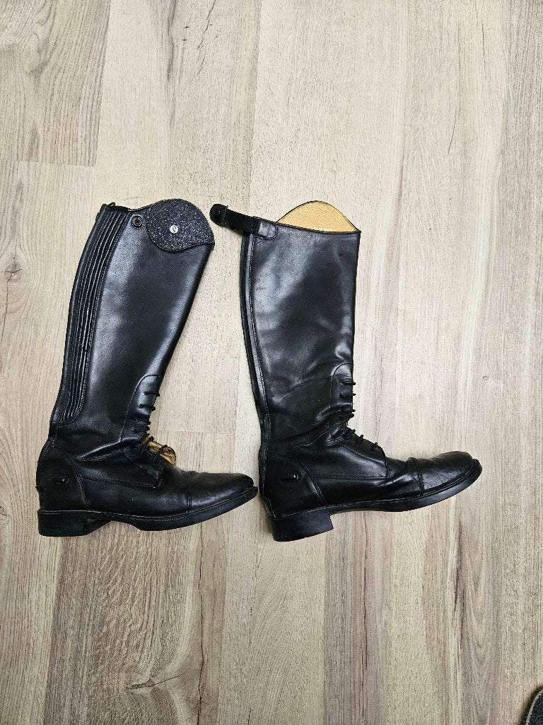 Paardrijlaarzen QHP 36 N, Dieren en Toebehoren, Gebruikt, Kinderen, Ritssluiting, Ophalen of Verzenden