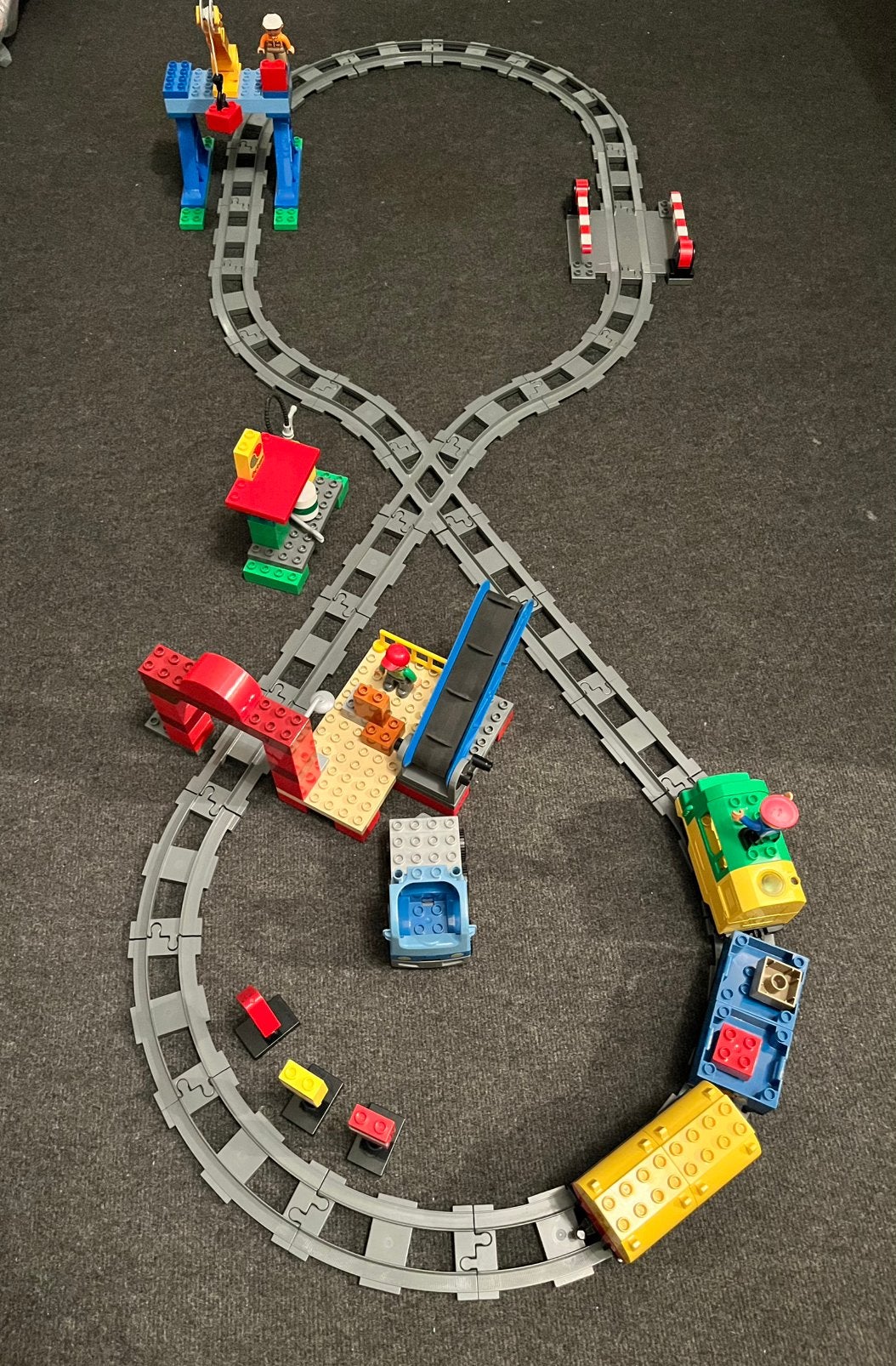Lego duplo luxe treinset, Ophalen of Verzenden, Zo goed als nieuw, Compleet, Duplo