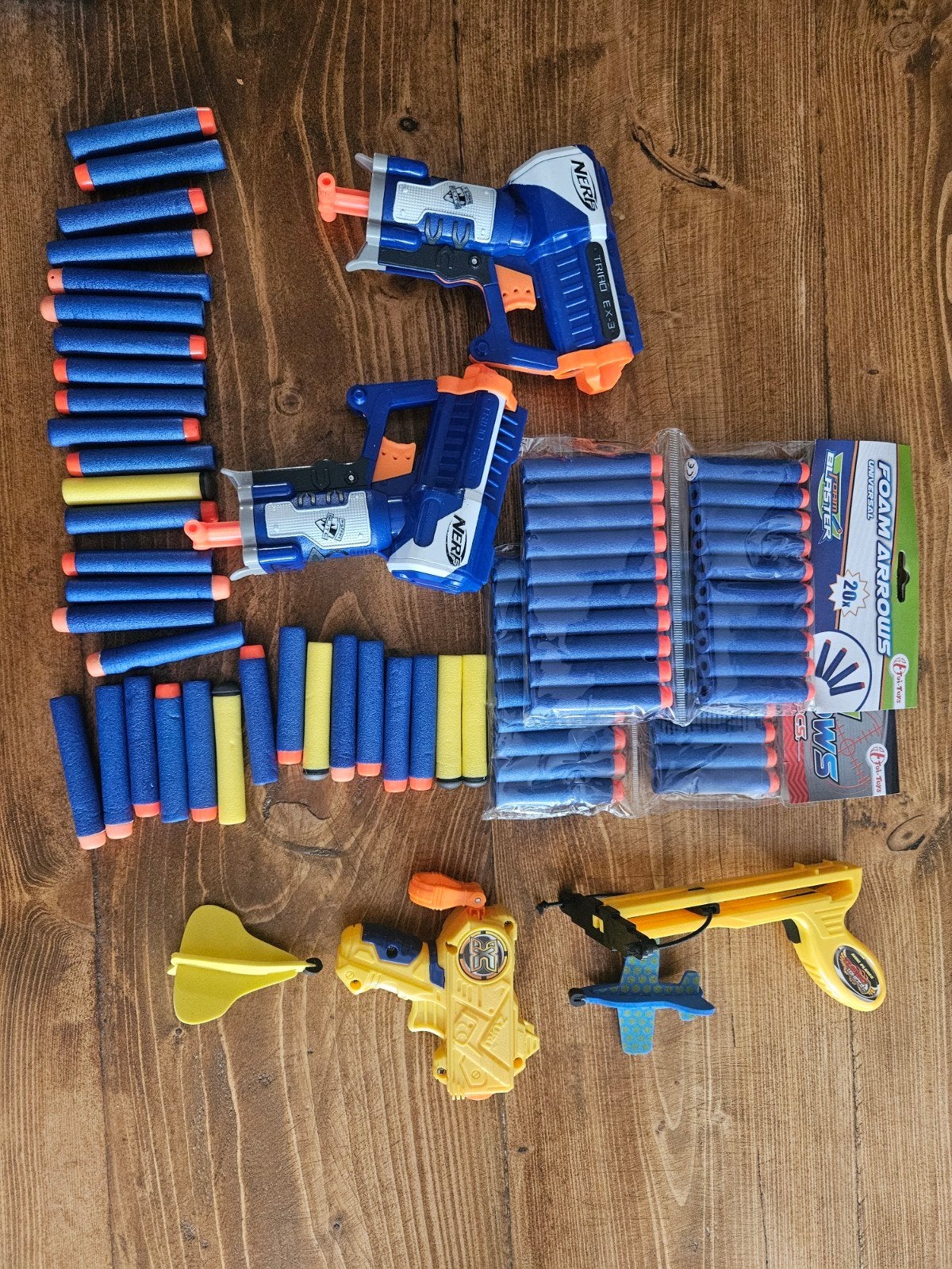 Nerf Blasters en pijltjes - Grote set, Ophalen of Verzenden, Gebruikt, Jongen of Meisje