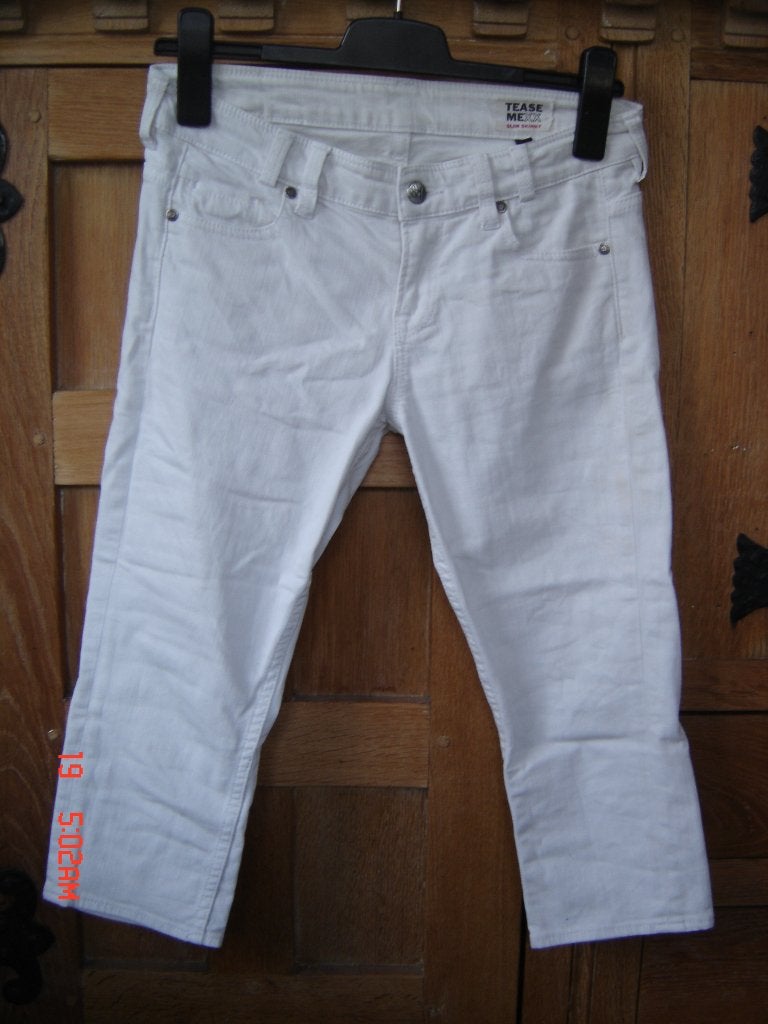 Witte Mexx Driekwart Broek maat 26, Kleding | Dames, Wit, Ophalen of Verzenden, Zo goed als nieuw, Driekwart