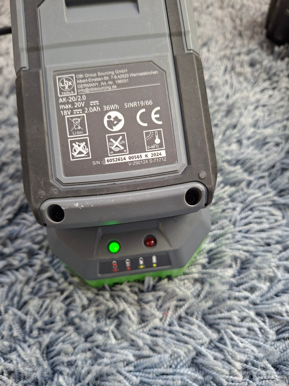 Lux-Tools Accuboormachine 20V met lader en accu, Doe-het-zelf en Verbouw, Variabele snelheid, Ophalen of Verzenden, Minder dan 400 watt