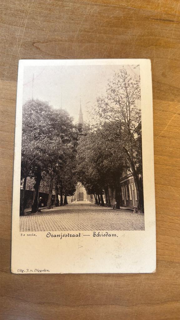 Oranjestraat - Schiedam, Verzamelen, Ophalen of Verzenden, Voor 1920, Zuid-Holland